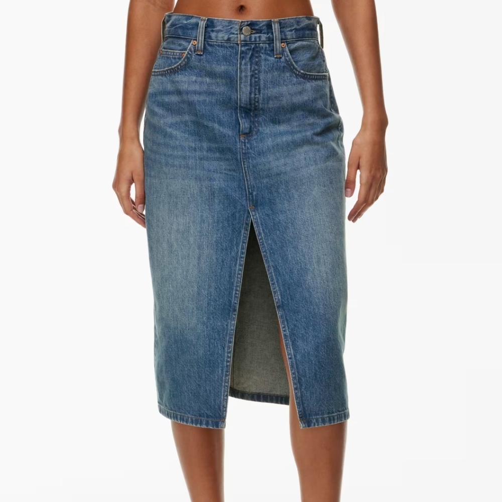 Denim Forum 90's Halle Denim Skirt